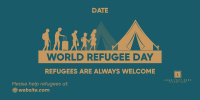 Refugee Day Facts Twitter Post