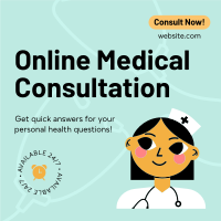 Online Medical Consultation Instagram Post Image Preview