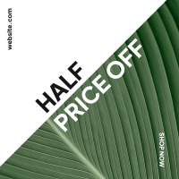 Half Price Plant Instagram Post