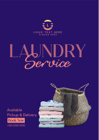 Laundry Delivery Services Flyer