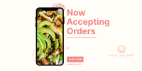 Food Delivery App  Twitter Post