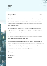 Real Estate Letterhead example 2