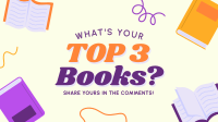 Top 3 Fave Books Facebook Event Cover