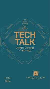 Tech Talk Podcast Instagram Story