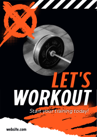 Start Gym Training Flyer