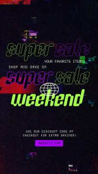 Super Sale Weekend Instagram Story