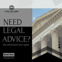 Law Consultant Linkedin Post Design