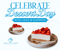 Dessert Day Cake Facebook Post