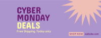 Quirky Cyber Monday Facebook Cover