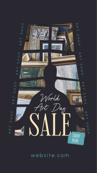 World Art Day Sale Instagram Story