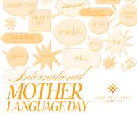 Modern Nostalgia International Mother Language Day Facebook Post