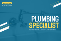 Plumbing Specialist Pinterest Cover Image Preview