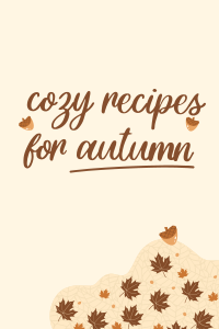 Cozy Recipes Pinterest Pin Design