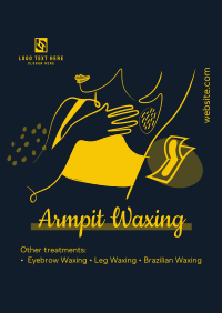 Salon Armpit Waxing Poster