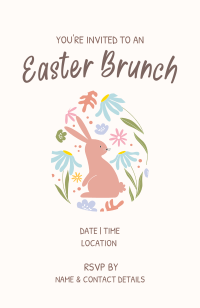 Fun Easter Bunny Invitation