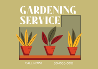 Gardening Professionals Postcard