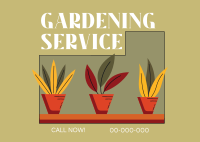 Lawn Care Service Postcard example 3