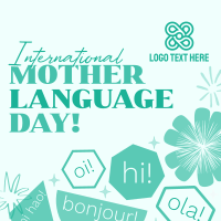 Quirky International Mother Language Day Linkedin Post