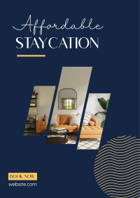 Affordable Staycation Flyer