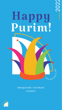 Purim Hat Facebook Story