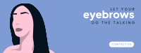 Expressive Eyebrows Facebook Cover Image Preview