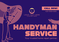 Handyman Service Postcard