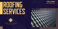 Roofing Services Twitter Post Design