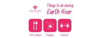 Earth Hour Activities Facebook Cover