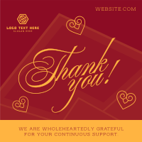 Elegant Thank You Instagram Post Design