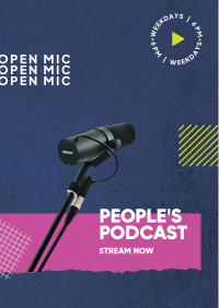 People's Podcast Flyer