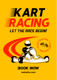 Let The Race Begin Flyer