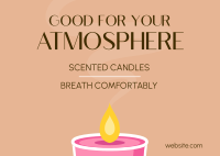 Scented  Candles Postcard