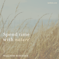 Elegant Wellness Reminder Instagram Post Image Preview