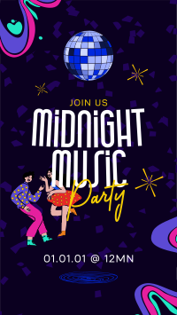 Midnight Music Party TikTok Video