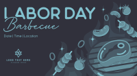 Labor Day Barbecue Party Facebook Event Cover