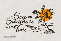 Sea and Sunshine Pinterest Cover Image Preview