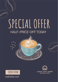 Cafe Coffee Sale Flyer