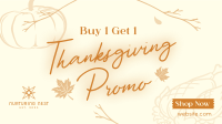 Thanksgiving Buy 1 Get 1 Facebook Event Cover