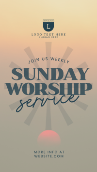 Sunday Worship Facebook Story