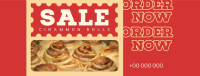 Cinnamon Rolls Sale Facebook Cover Image Preview