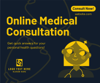 Online Medical Consultation Facebook Post