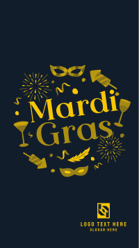 Mardi Gras Festival Facebook Story