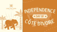 Ivory Coast Independence Day Animation example 4