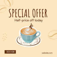 Cafe Coffee Sale Instagram Post