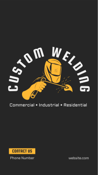 Custom Welding Works Instagram Story