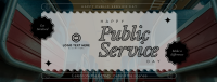 Modern Nostalgia Public Service Day Facebook Cover