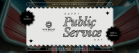 Modern Nostalgia Public Service Day Facebook Cover Image Preview