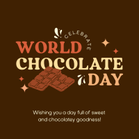 Today Is Chocolate Day Instagram Post