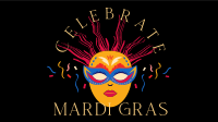 Masquerade Mardi Gras Facebook Event Cover