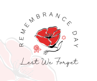 Remembrance Facebook Post example 1